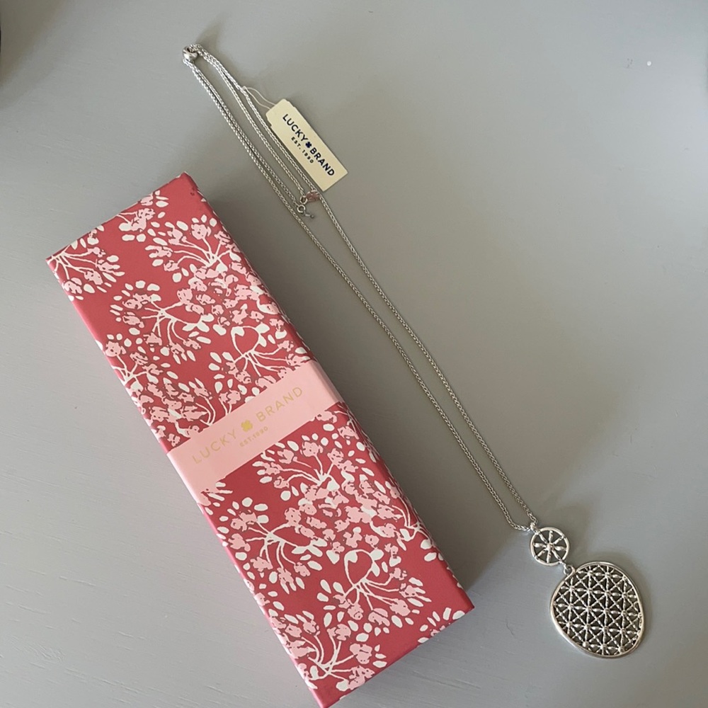 NWT Lucky Brand Silver Necklace